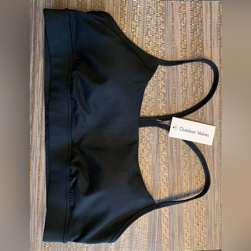 NWT Outdoor Voices FreeForm Bra - Black XL